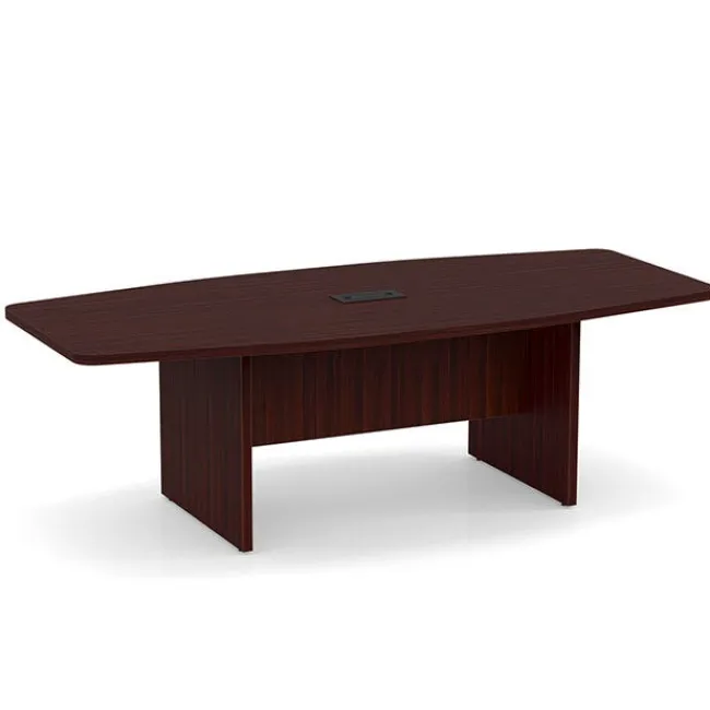 OfficeSource Boat Shaped Conference Tables w/ Slab Base^ Conference