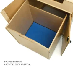 Jonti-Craft Book Return with Cart^ Book Carts