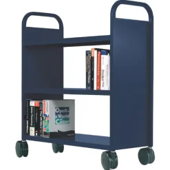 Smith System Booktruck (3 Flat Shelves)^ Book Carts