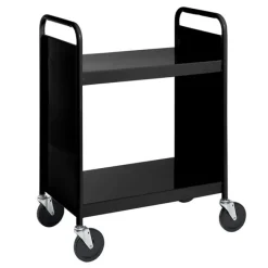 BioFit Book Truck w/ 3 Flat Top Shelves - 38