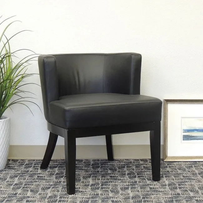 OfficeSource Bowery Barrel Back Arm Chair^ Reception & Waiting Room