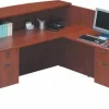 NDI Office Furniture Bow Front Desk with Reception Counter^ Reception Desks