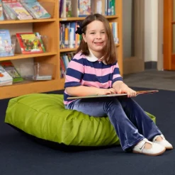 Jaxx Brio Vinyl Floor Cushion^ Bean Bag Chairs|Flexible Seating