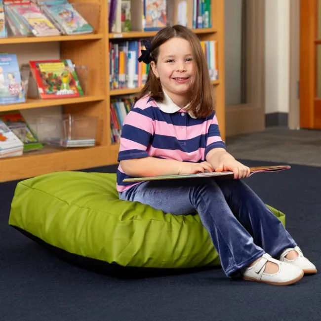Jaxx Brio Vinyl Floor Cushion^ Bean Bag Chairs|Flexible Seating