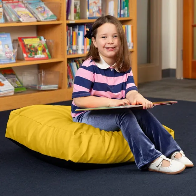 Jaxx Brio Vinyl Floor Cushion^ Bean Bag Chairs|Flexible Seating