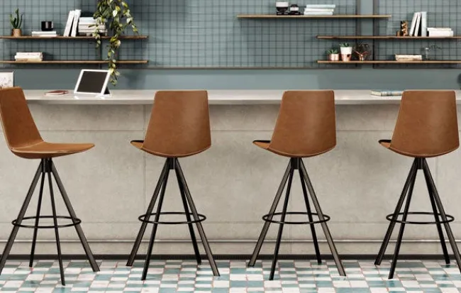 KFI Seating Bungee Swivel Bar Stool^ Cafe Stools|Stools