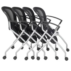 Regency Office Products Cadence Nesting Chair Packs (4, 12 or 20)^ Chair Packages