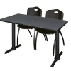 Regency Office Products Cain Base Training Table & M Stacker 4700 Chairs^ Training & Seminar|Training Tables & Chairs