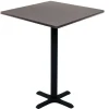 Regency Office Products Cain Square Barstool Height Cafe Tables by Regency^ Cafe Tables|Café