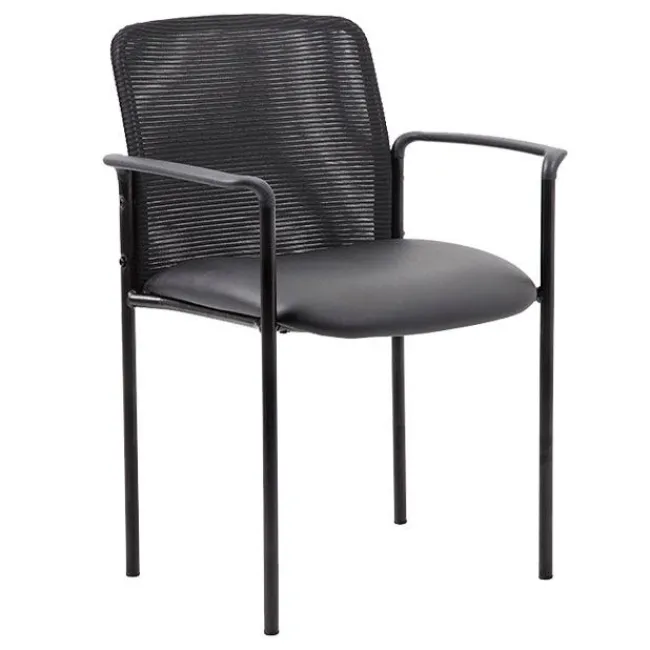 Boss Caressoft Mesh Stacking Chair^ Reception & Waiting Room|Padded Stack Chairs