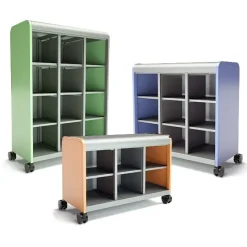 Smith System Cascade Cubby Storage Cabinets^ Mobile Cabinets