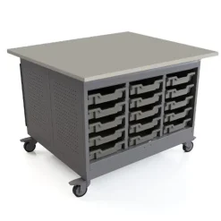 Smith System Cascade Maker Table^ Tote & Bin Storage|Mobile Cabinets