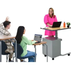 Smith System Cascade Mobile Teacher Workstations^ Teacher Desks|Instructor Desks
