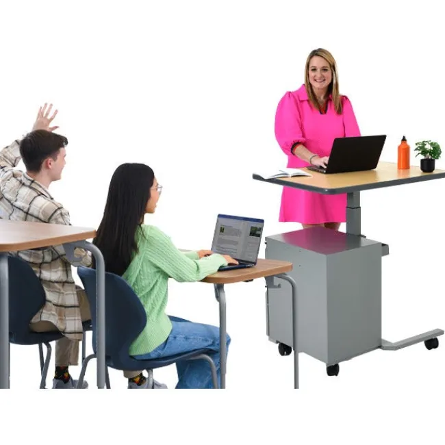 Smith System Cascade Mobile Teacher Workstations^ Teacher Desks|Instructor Desks
