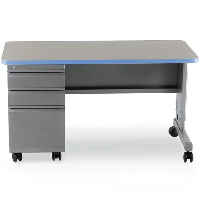 Smith System Cascade Teacher Desks with Single Cabinet^ Teacher Desks|Instructor Desks