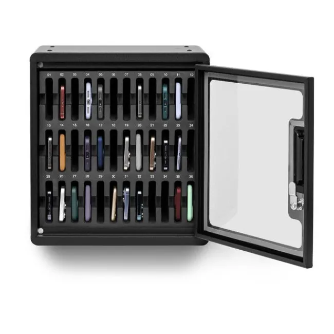 Luxor CellGuard Cell Phone Storage Cabinet^ Charging Stations|Wall-Mount Cabinets