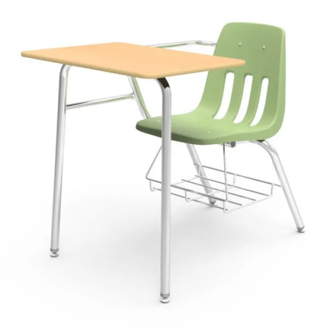Virco Chair Desk with Bookrack^ Combo Chair Desks