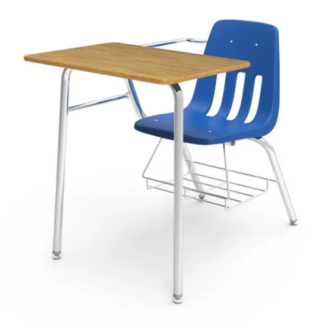 Virco Chair Desk with Bookrack^ Combo Chair Desks