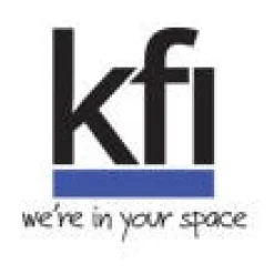 KFI Seating 1310 Chair- Upholstered Padded Arm Chair w/ Casters^ Reception & Waiting Room