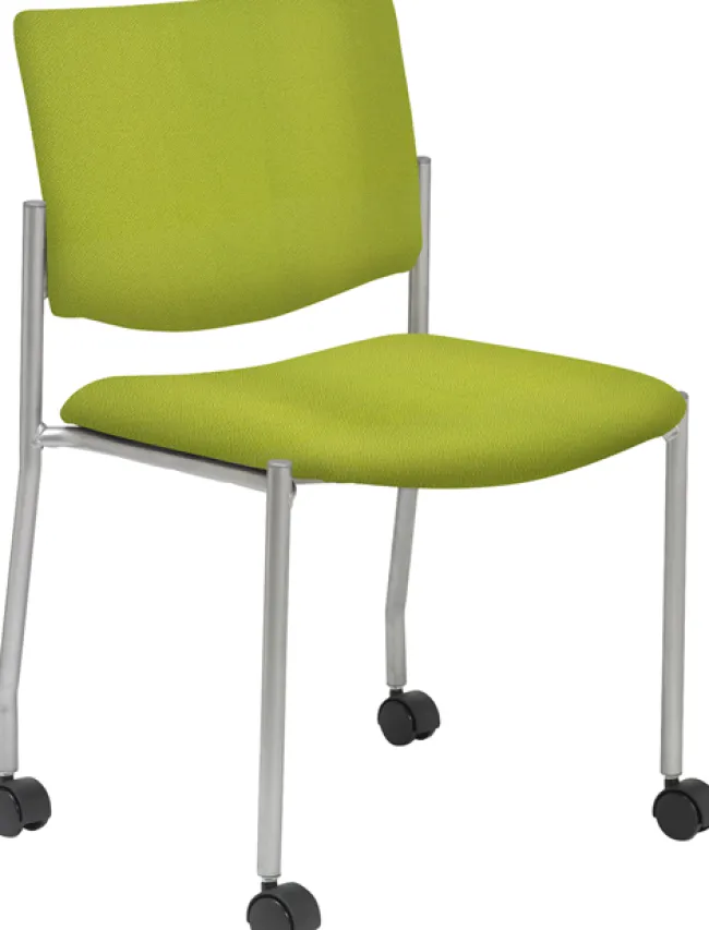 KFI Seating Chair w/ Casters - Upholstered Padded Chair w/ Casters^ Reception & Waiting Room
