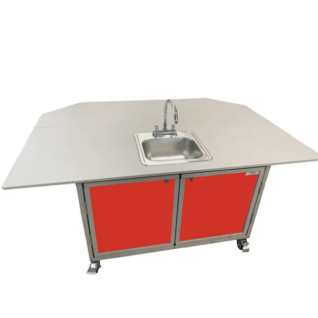 Monsam Children's Portable Activity Table with Single Basin Sink^ Clean-Up & Portable Sink Units