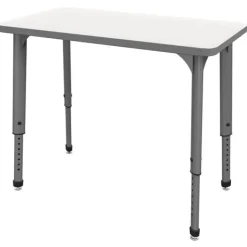 Marco Group Classroom Set - 8 Apex Stack Chairs (18'' -5th-Adult) & 8 Dry Erase Desks (30'' x 20'')^ Activity Tables & Chairs|Activity Table & Chair Packages