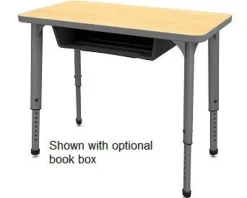 Marco Group Classroom Set - 8 Apex Stack Chairs (18'' -5th-Adult) & 8 Dry Erase Desks (30'' x 20'')^ Activity Tables & Chairs|Activity Table & Chair Packages
