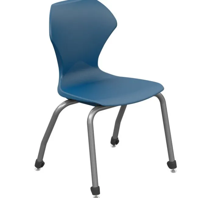 Marco Group Classroom Set- 20 Apex Stack Chairs (18'' - 5th-Adult) & 10 Double Dry Erase Desks (60'' x 20'')^ Two Student Desks|Activity Tables & Chairs