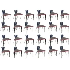 Tesco Classroom Set - 24 Apollo Synergy Student Desks and Stack Chairs^ Desk & Chair Packages|Classroom Desks & Chairs