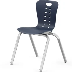 Tesco Classroom Set - 24 Bone Synergy Dry Erase Student Desks and Stack Chairs^ Desk & Chair Packages|Classroom Desks & Chairs