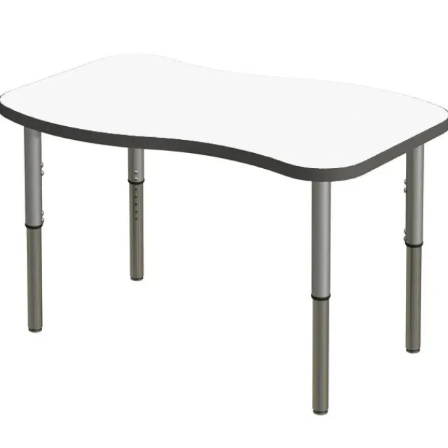 Tesco Classroom Set - Dry Erase 24 Ripple Synergy Student Desks and Stack Chairs^ Desk & Chair Packages|Classroom Desks & Chairs