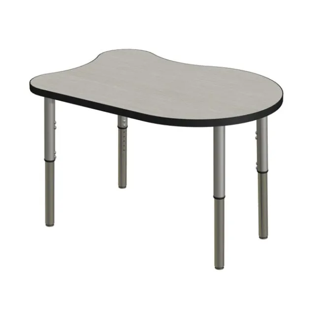 Tesco Classroom Set - 6 Fish Synergy Student Desks and Stack Chairs^ Desk & Chair Packages|Classroom Desks & Chairs