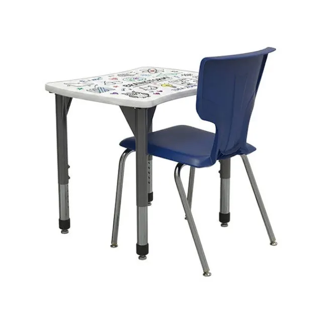 Marco Group Classroom Set - Premier Contour Dry Erase Desks & Premier Chairs Package^ Desk & Chair Packages|Classroom Desks & Chairs