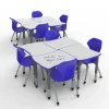 Marco Group Classroom Set - Premier Contour Dry Erase Desks & Apex Chairs Package^ Desk & Chair Packages|Classroom Desks & Chairs