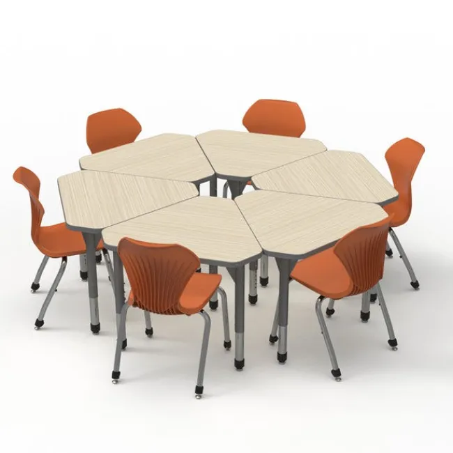 Marco Group Classroom Set - Premier Gem Desks & Apex Chairs Package^ Desk & Chair Packages|Classroom Desks & Chairs