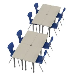 Marco Group Classroom Set - Premier Rectangle Desks & Premier Chairs Package^ Desk & Chair Packages|Classroom Desks & Chairs