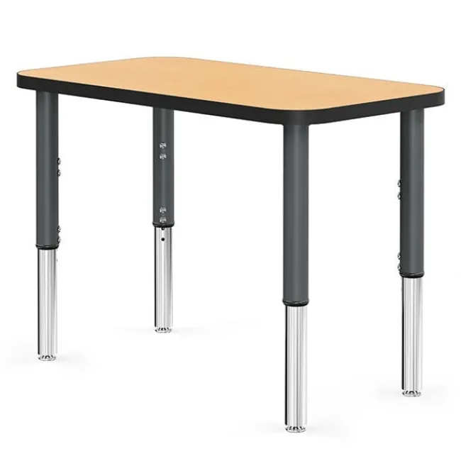 Tesco Classroom Set - 24 Rectangle Synergy Student Desks and Stack Chairs^ Desk & Chair Packages|Classroom Desks & Chairs