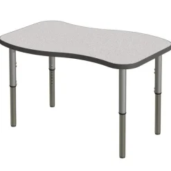 Tesco Classroom Set - 6 Ripple Synergy Student Desks and Stack Chairs^ Desk & Chair Packages|Classroom Desks & Chairs