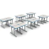 Smith System Classroom Set- 24 Silhouette Desks^ Collaborative Desks|Desk & Chair Packages