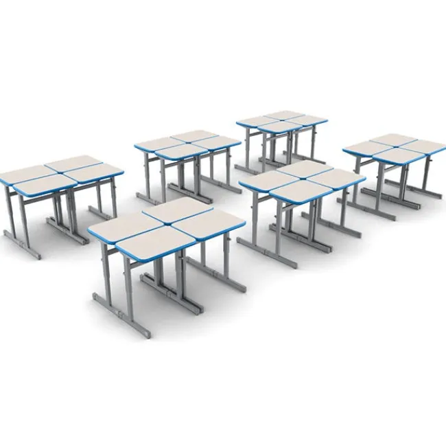 Smith System Classroom Set- 24 Silhouette Desks^ Collaborative Desks|Desk & Chair Packages