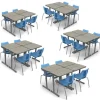 Smith System Classroom Set - 20 Silhouette Single Desks & 20 Flavors Chairs^ Collaborative Desks|Desk & Chair Packages