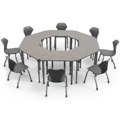 Marco Group Classroom Set - Student Desk & Apex Chair Package^ Desk & Chair Packages|Classroom Desks & Chairs