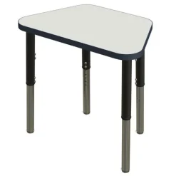 Tesco Classroom Set - 24 Trapezoid Synergy Dry Erase Synergy Student Desks and Stack Chairs^ Desk & Chair Packages|Classroom Desks & Chairs