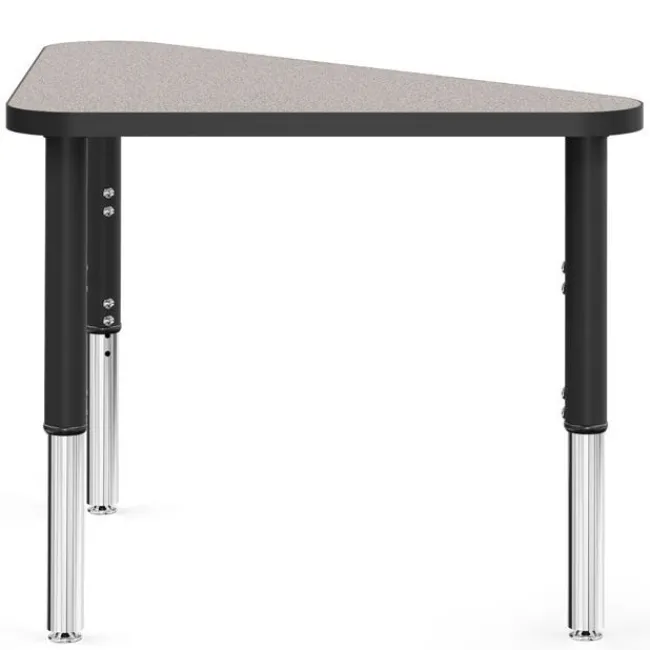 Tesco Classroom Set - 6 Triangle Synergy Student Desks and Stack Chairs^ Desk & Chair Packages|Classroom Desks & Chairs
