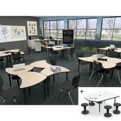 Mooreco Classroom X 25 Complete Classroom Package Sets^ Desk & Chair Packages|Classroom Desks & Chairs