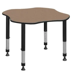 Regency Office Products Clover Height Adjustable Classroom Desk (30