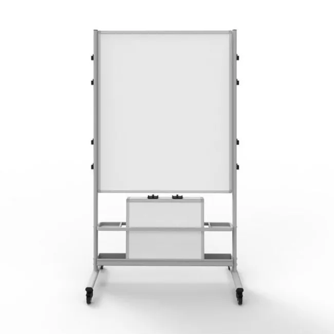 Luxor Collaboration Station Mobile Whiteboard by^ Mobile Reversible Boards