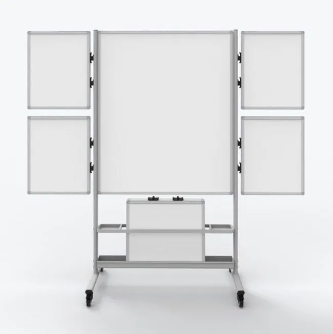 Luxor Collaboration Station Mobile Whiteboard by^ Mobile Reversible Boards