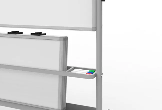Luxor Collaboration Station Mobile Whiteboard by^ Mobile Reversible Boards
