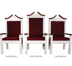 Trinity Colonial Style Center Pulpit Clergy Chair^ Church
